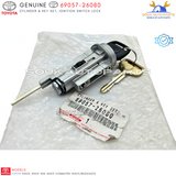 69057-26080 Genuine Toyota CYLINDER & KEY SET, IGNITION SWITCH LOCK 6905726080 OEM For HIACE