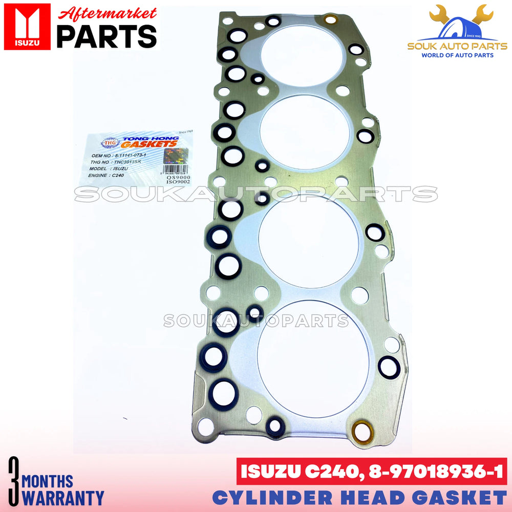 Cylinder Head Gasket for Isuzu C240 Engine 8-97018936-1 Forklift Truck