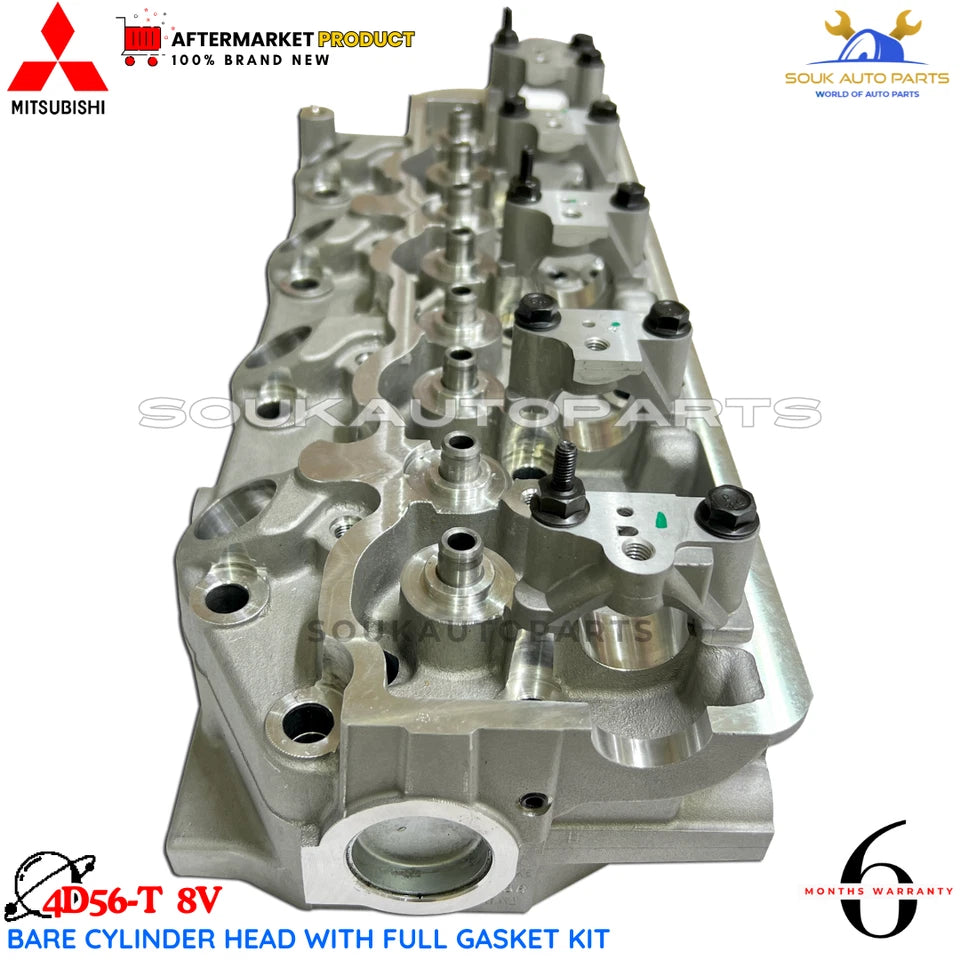 Bare Cylinder Head With Full Gasket kit 4D56-T 8V For Mitsubishi PAJERO L200