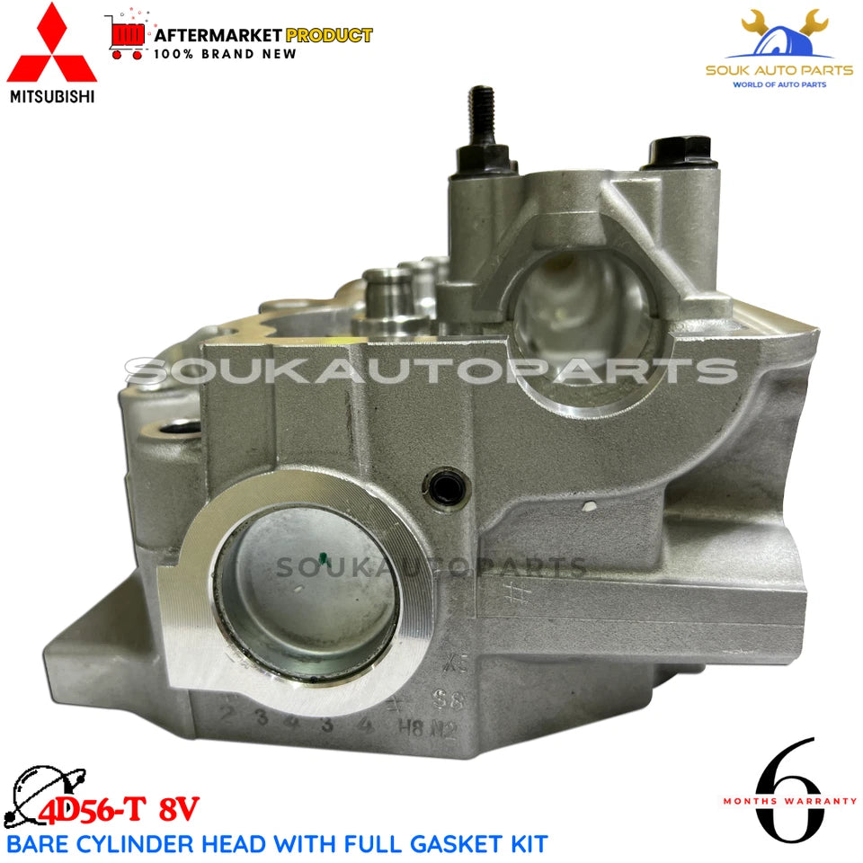 Bare Cylinder Head With Full Gasket kit 4D56-T 8V For Mitsubishi PAJERO L200