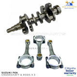 CRANKSHAFT, CON ROD & BEARING SET F6A For Suzuki Carry DA51T DB51T DC51T DB52T