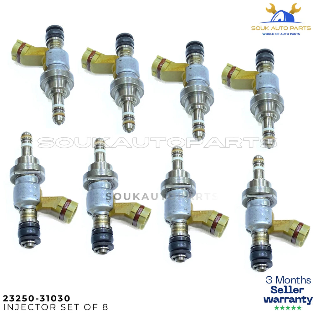 Genuine Lexus IS350 GS350 GS450h Fuel Injectors Set of 8 23250-31030 OEM USED