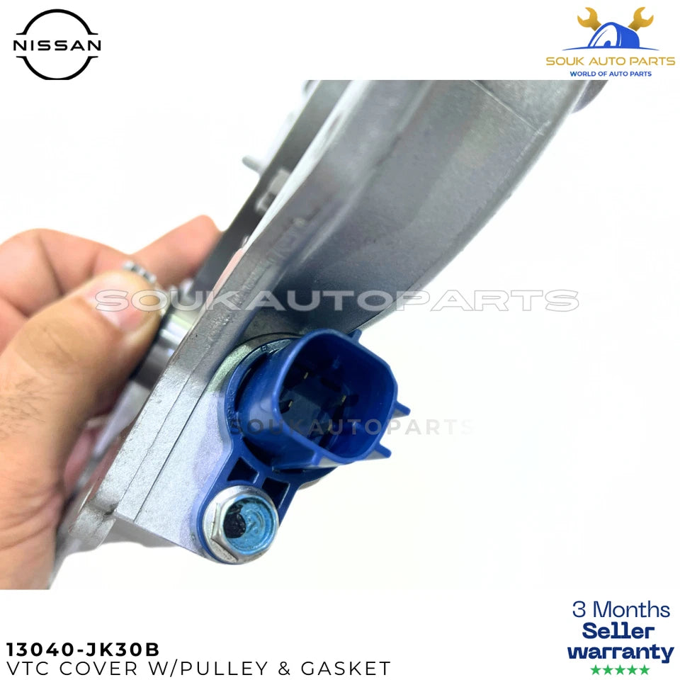 Genuine Nissan VTC Cover & Magnet Kit LH 13040-JK30B 350Z 370Z G37 G35 W/ Gasket