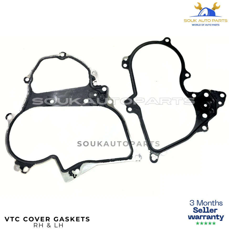 Genuine VTC Cover GASKET SET RH & LH For Infiniti G37 350Z 370Z