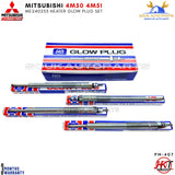 ME240253 HEATER GLOW PLUG SET MITSUBISHI 4M50 4M51 FOR CANTER ROSA 4.9 & 5.2 LTR