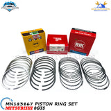 MN183867 Piston RING SET 6G75 95mm Std For Mitsubishi ENDEAVOR PAJERO 3.8Ltr