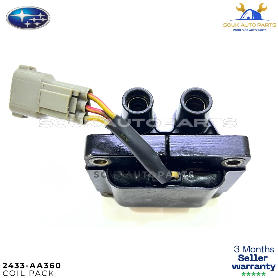 OEM Ignition Coil & Spark Plug Wires for JDM Subaru Impreza WRX STi EJ20K Turbo