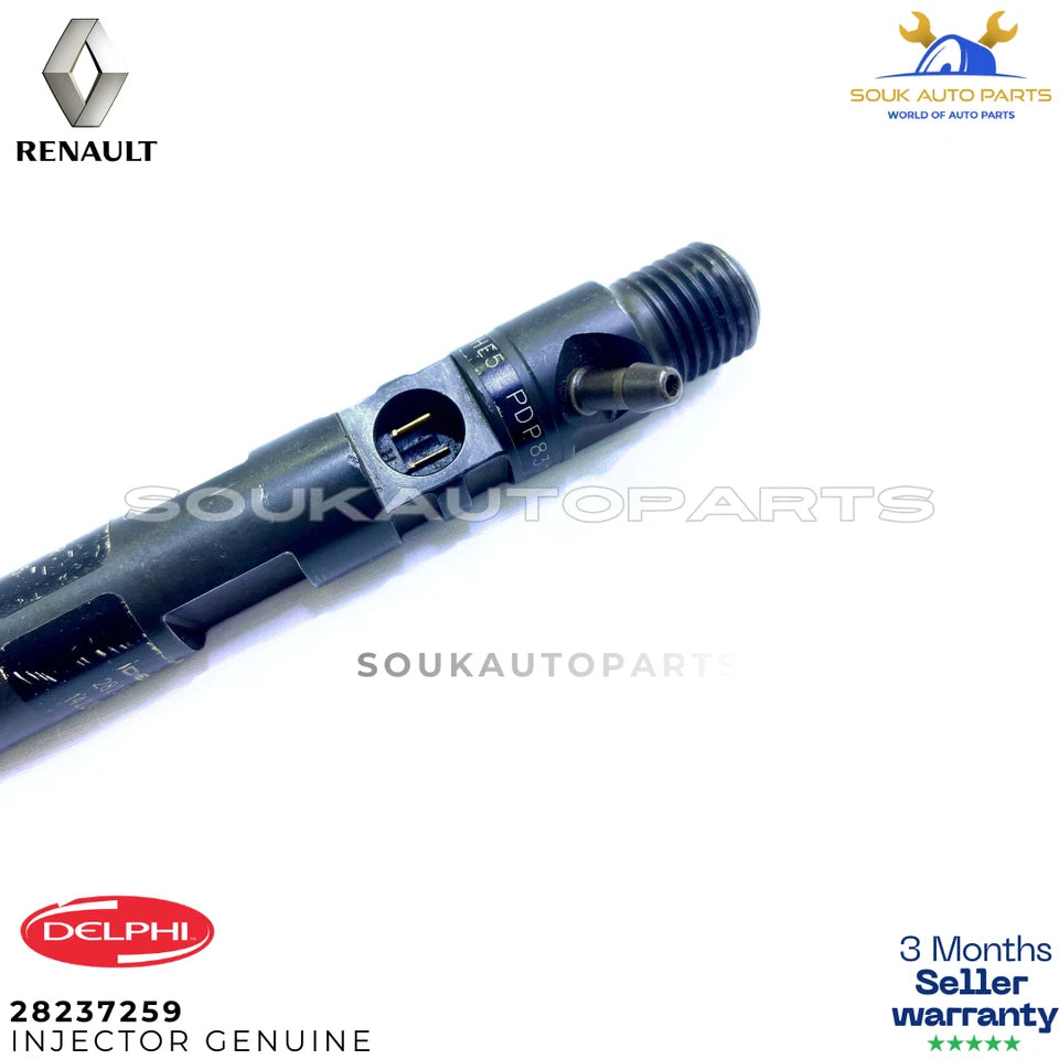 Renault Clio Megane Scenic Captur 1.5 dCi Fuel Injector 166000897R Continental