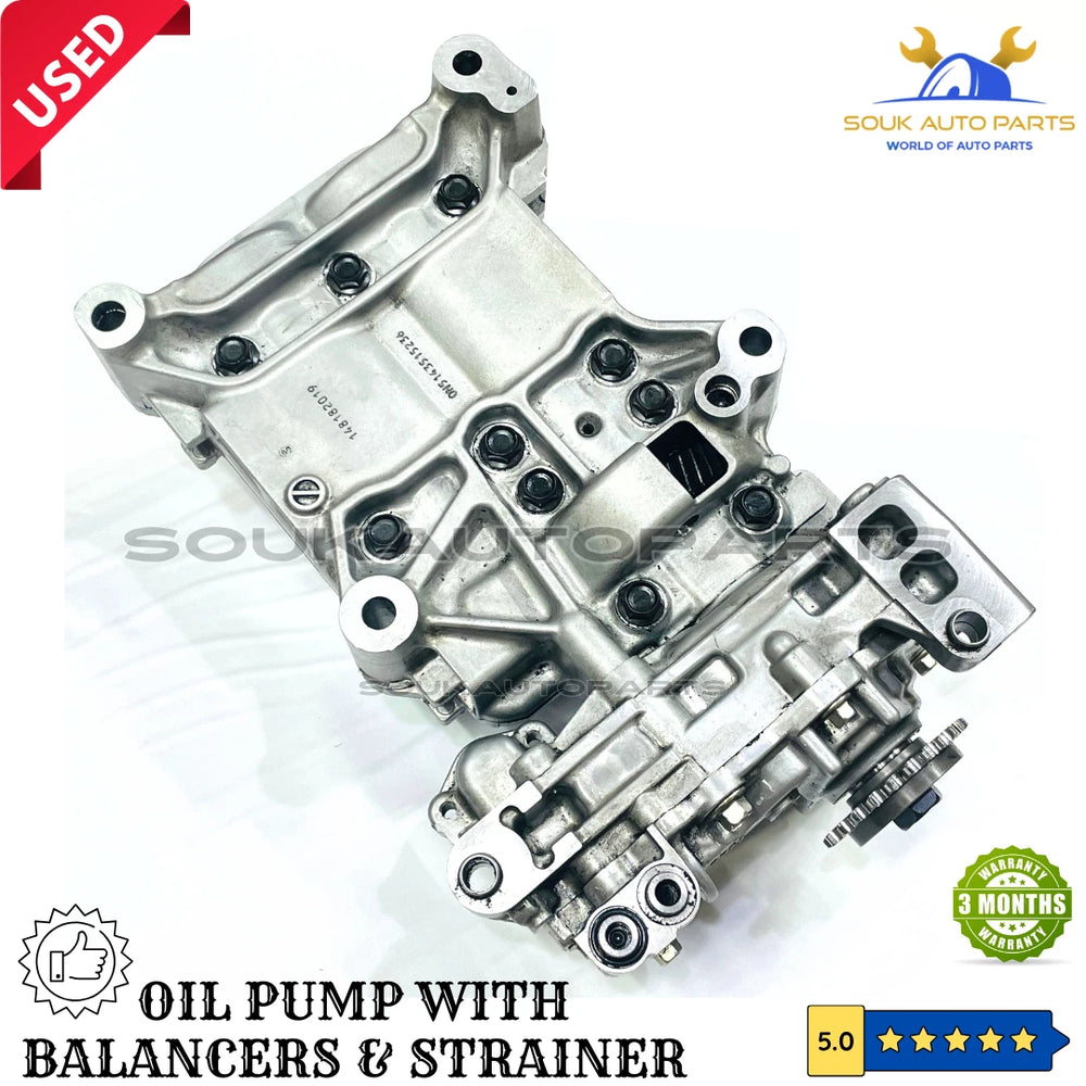 SH01117K0 OIL PUMP WITH BALANCER AXLES & STRAINER MAZDA SH01 SHY1 For MAZDA