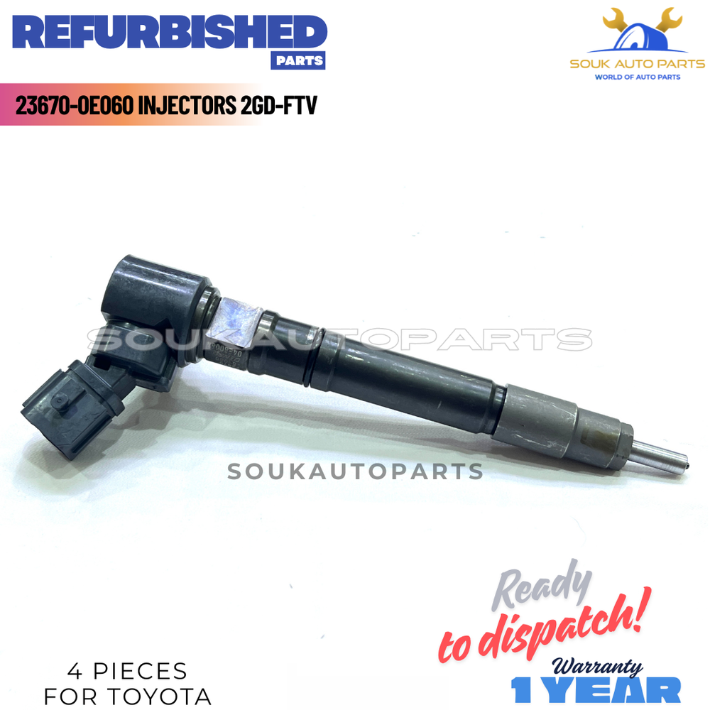 23670-0E060 Genuine Toyota FUEL INJECTOR 2GD-FTV COMMON RAIL DIESEL HILUX