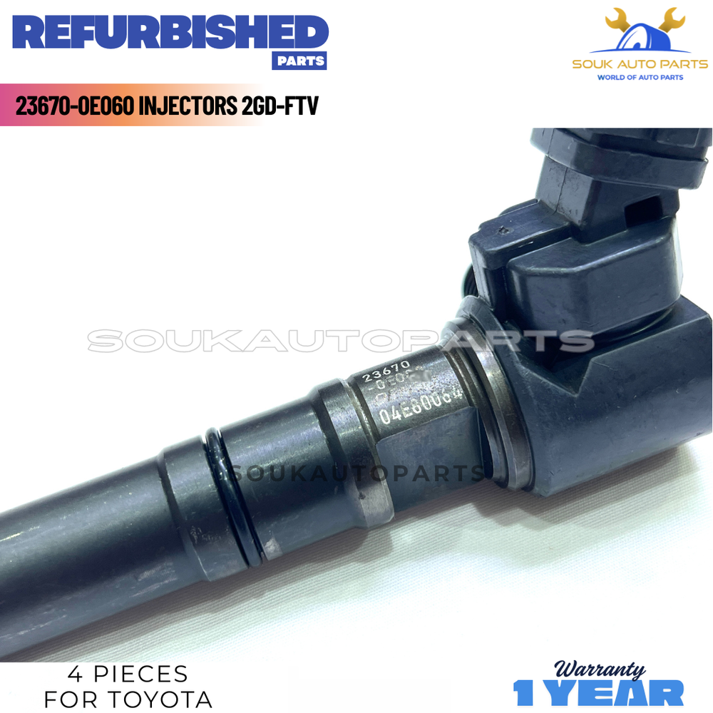 23670-0E060 Genuine Toyota FUEL INJECTOR 2GD-FTV COMMON RAIL DIESEL HILUX