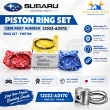 12033-AD170 Genuine Subaru Engine Piston Ring Set Standard Size 92mm EJ20