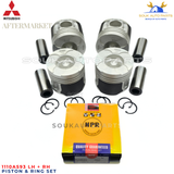 1110A593 STD Piston & Ring Set 4D56U Mitsubishi L200 Triton 2.5 DI-D 16V 91.1mm