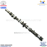 13501-50040/30 Genuine Lexus Right Intake (Bank 1) Main driven intake gear Camshaft R1 USED