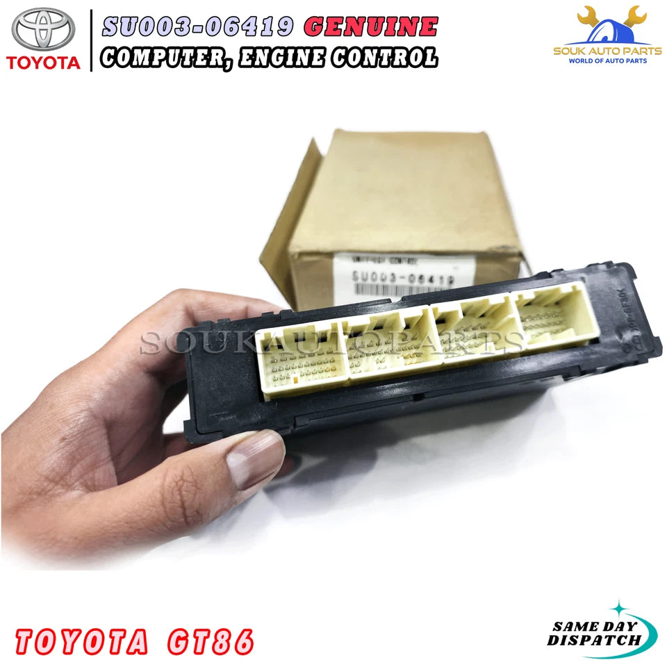 SU003-06419 Genuine OEM COMPUTER, ENGINE CONTROL For Toyota GT86