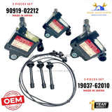 Toyota OEM IGNITION COIL & SPARK PLUG WIRES SET 4RUNNER T100 TACOMA TUNDRA 3.4L