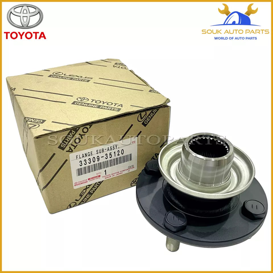 33309-35120 Genuine Toyota FLANGE SUB-ASSY, OUTPUT SHAFT COMPANION 4RUNNER HILUX