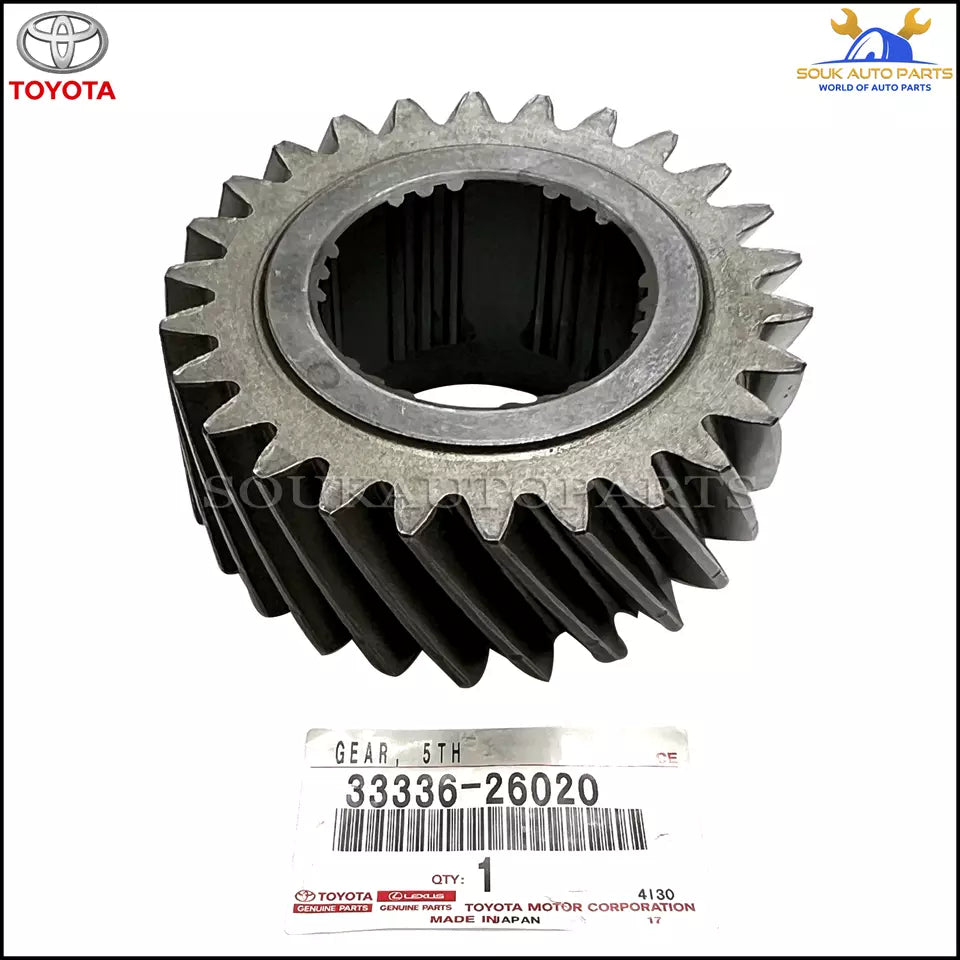 33336-26020 Genuine Toyota GEAR, 5TH 3333626020 OEM DYNA HIACE HILUX LC LC PRADO