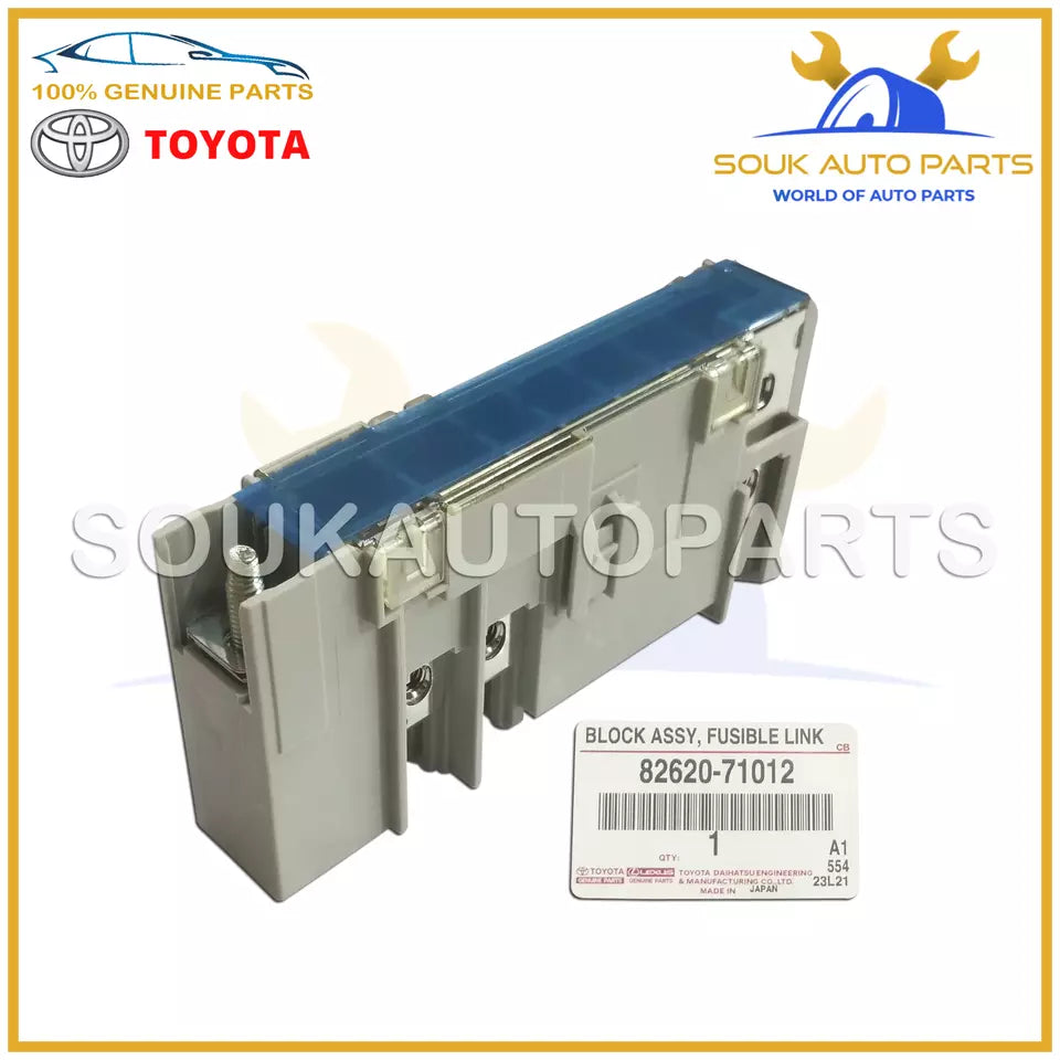 82620-71012 Genuine Toyota BLOCK ASSY, FUSIBLE LINK 8262071012 OEM