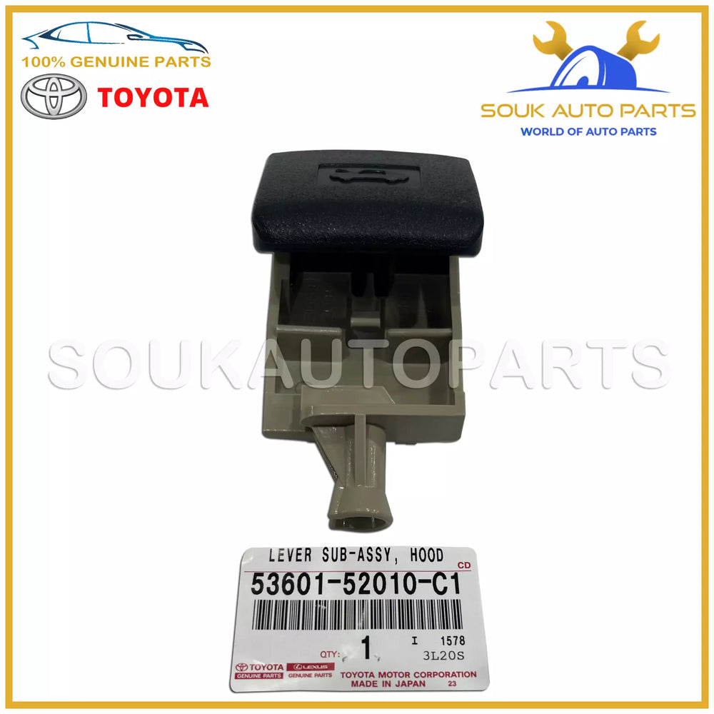 53601-52010-C1 Genuine Toyota LEVER SUB-ASSY HOOD 53601-52010-C1 OEM 4RUNNER