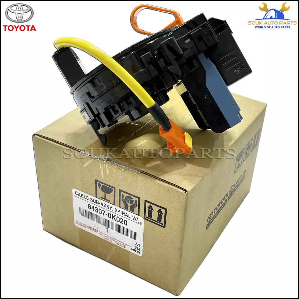 84307-0K020 GENUINE Toyota CABLE SUB-ASSY, SPIRAL 843070K020 OEM