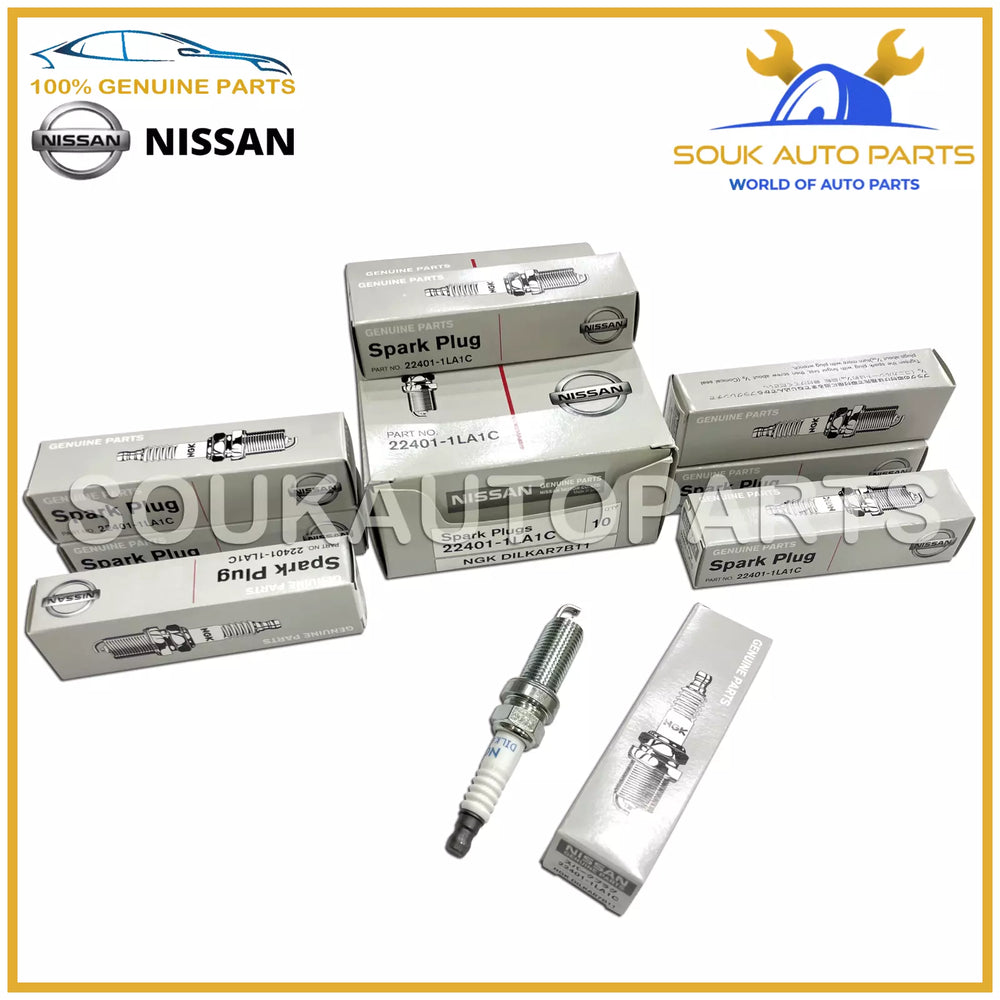 22401-1LA1C Genuine Nissan SPARK PLUG SET OF 8Pcs VK56D Y62 PATROL Infiniti QX80