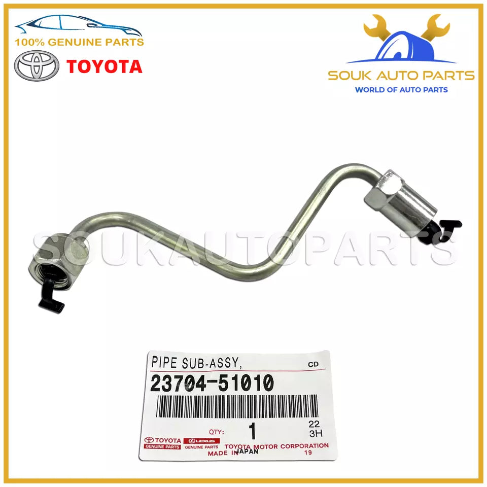 23704-51010 Genuine Toyota PIPE SUB-ASSY, INJECTION, NO.4 2370451010 OEM LC