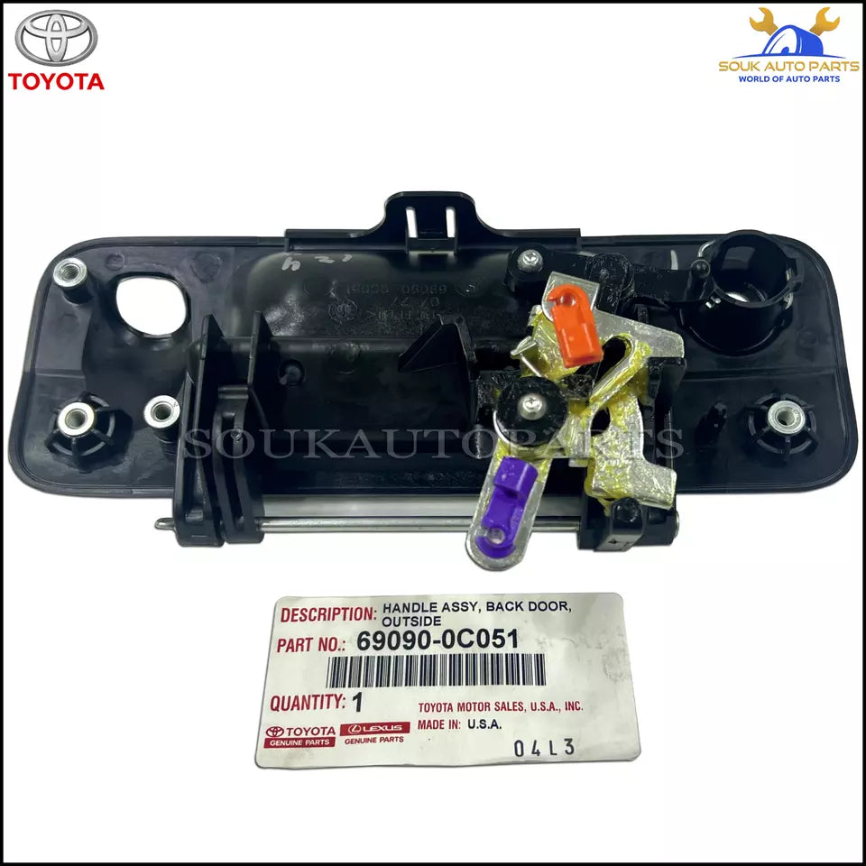 69090-0C051 Genuine Toyota TAILGATE HANDLE W/CAMERA HOLE 690900C051 OEM TUNDRA