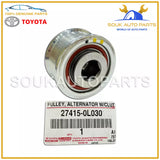 27415-0L030 Genuine Toyota PULLEY, ALTERNATOR W/CLUTCH OEM HILUX INNOVA 1GD 2GD