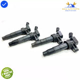 27300-3F100 Genuine IGNITION COIL SET OF 4 Pcs Hyundai Genesis SANTA Kia UF611
