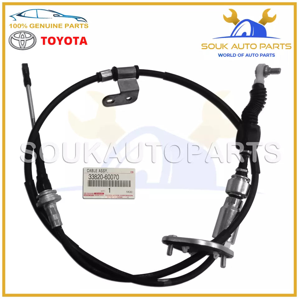 33820-60070 Genuine Toyota CABLE ASSY, TRANSMISSION FJ CRUISER 4RUNNER PRADO