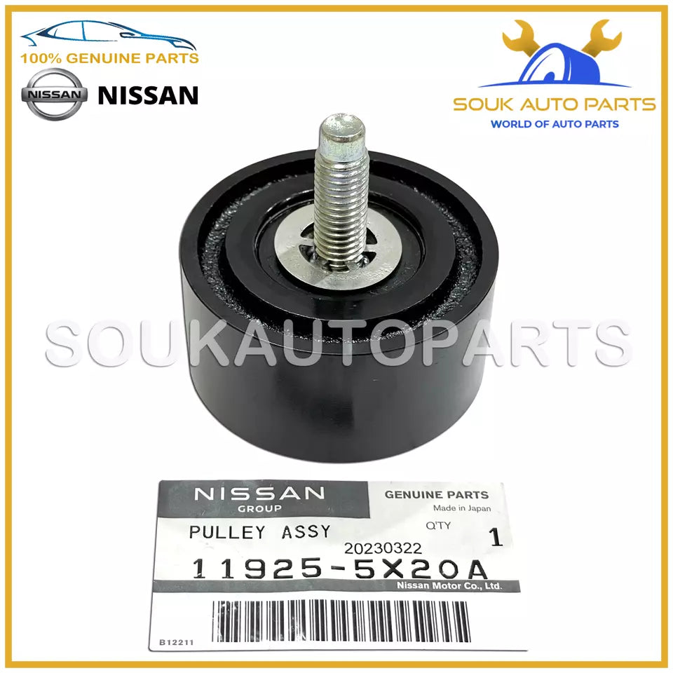 11925-5X20A/B Genuine PULLEY ASSY-IDLER For Nissan INFINITI FX70 M25