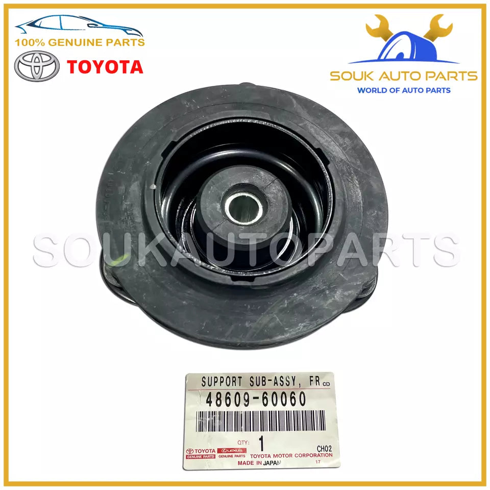 48609-60060 Genuine Toyota SUPPORT SUB-ASSY, FR SUSPENSION, RH/LH 4860960060 OEM