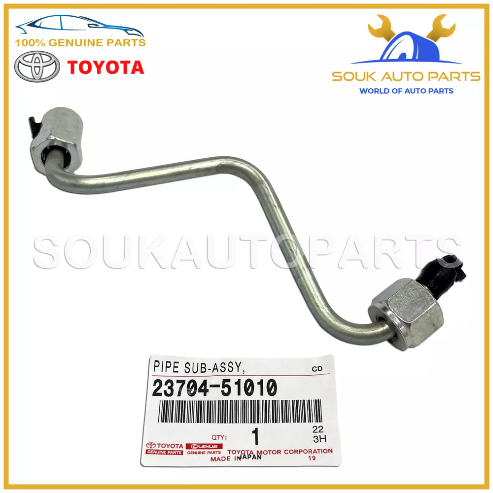 23704-51010 Genuine Toyota PIPE SUB-ASSY, INJECTION, NO.4 2370451010 OEM LC