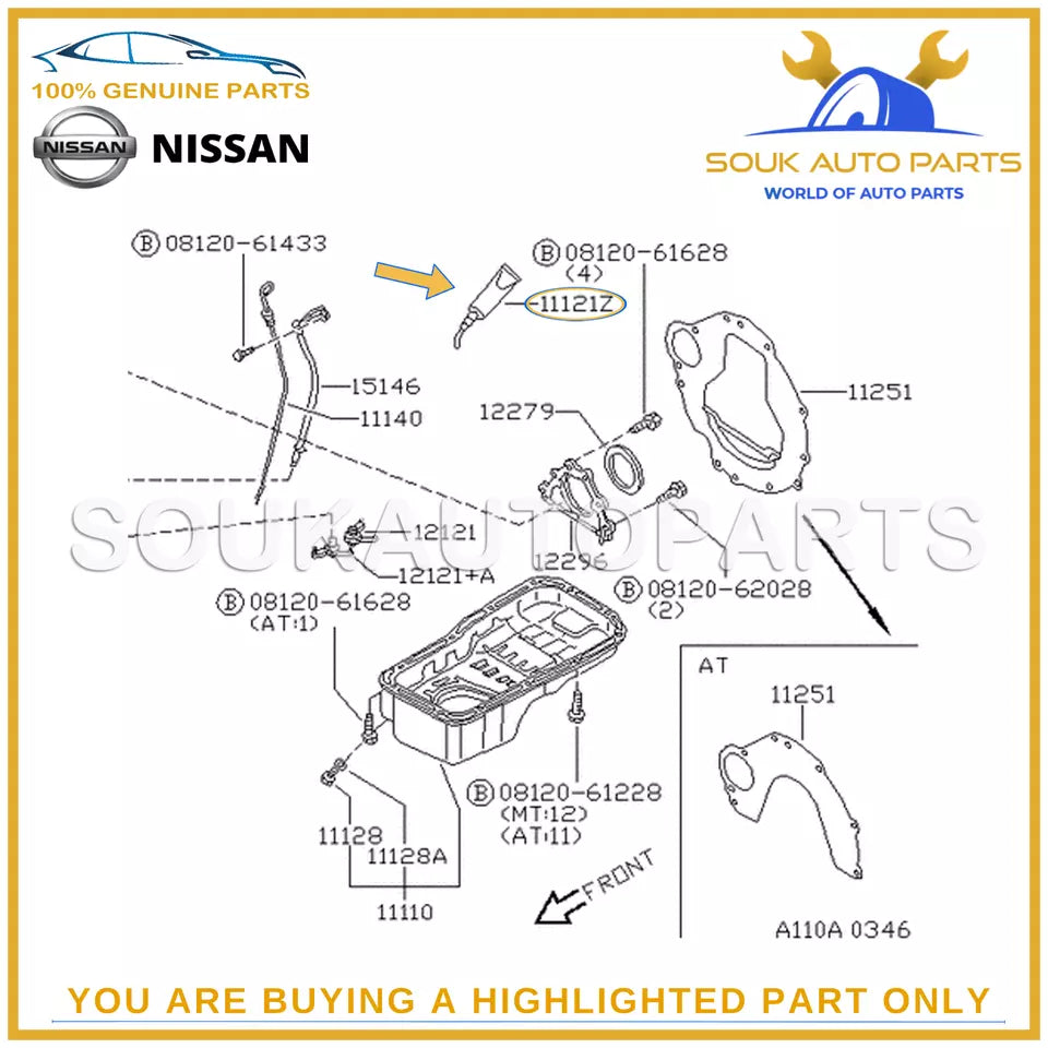 KP710-00150 Genuine Nissan GASKET-LIQUID KP71000150 OEM
