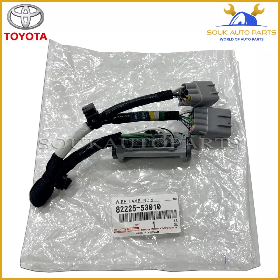 82225-53010 Genuine Toyota WIRE, LAMP, NO.2 8222553010 OEM