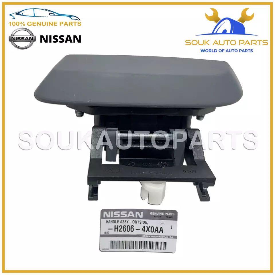 H2606-4X0AA Genuine Nissan HANDLE ASSY-REAR DOOR OUTSIDE, RH H26064X0AA OEM