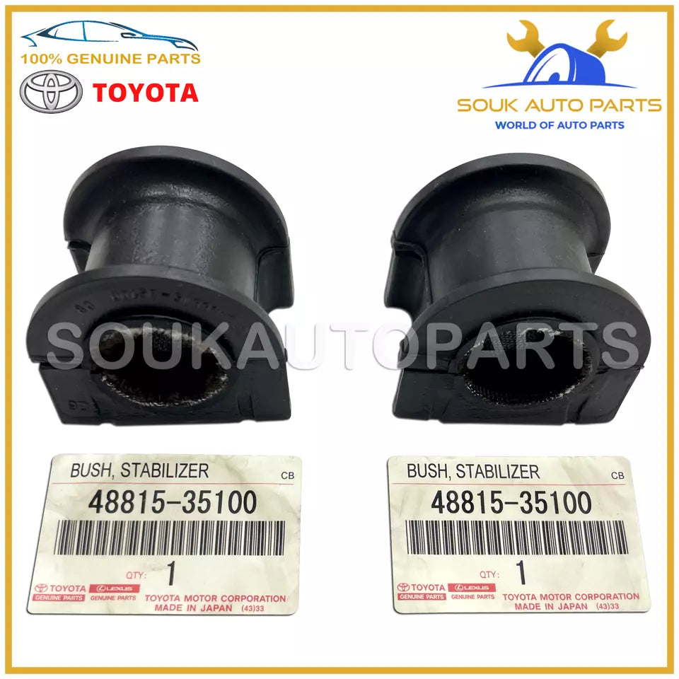 48815-35100 Genuine Toyota FRONT STABILIZER BAR BUSHING SET 4RUNNER 96-02