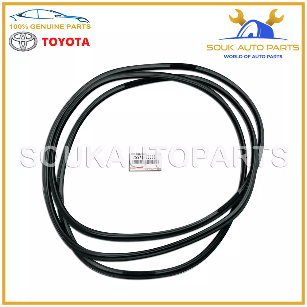 75573-60030 Genuine Toyota MOULDING, BACK WINDOW, OUTSIDE 7557360030 OEM