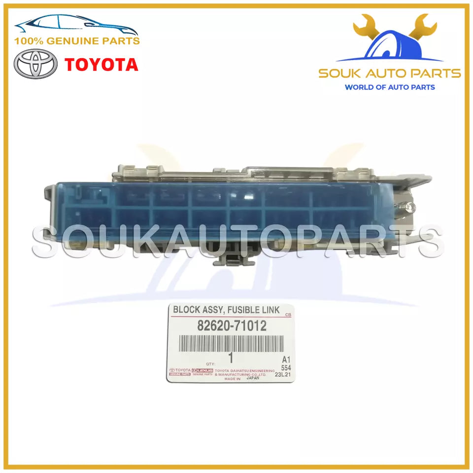 82620-71012 Genuine Toyota BLOCK ASSY, FUSIBLE LINK 8262071012 OEM