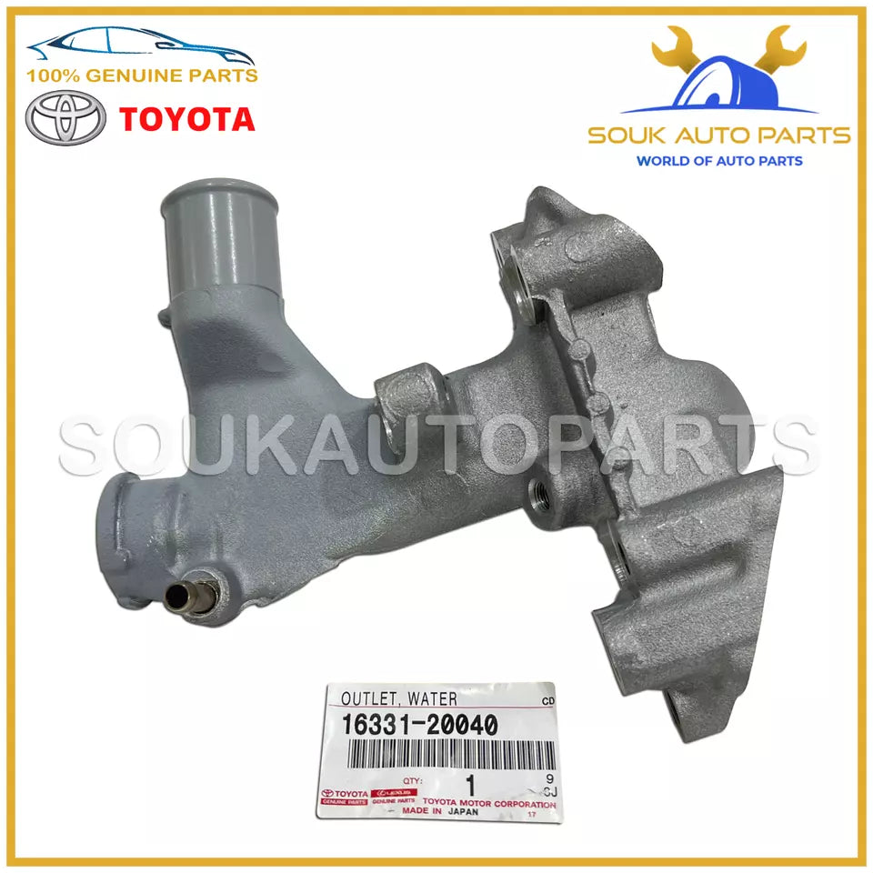 16331-20040 Genuine Toyota OUTLET, WATER 1MZ-FE 2MZ-FE Lexus ES300