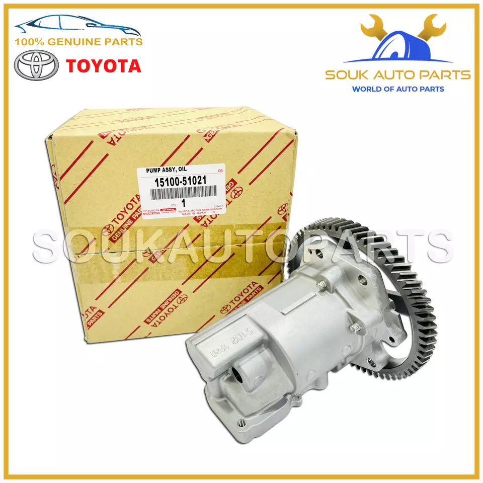 15100-51021 Genuine Toyota 1VD-FTV OIL PUMP ASSY 1510051021 OEM