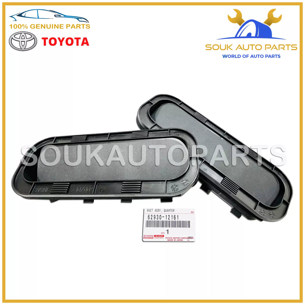 62930-12161 Genuine Toyota QUARTER VENT DUCT SET (2Pcs) RH/LH OEM Lexus IS300