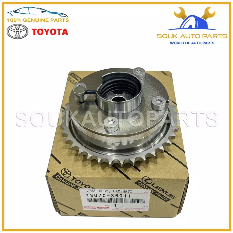 13070-36011 Genuine Toyota GEAR ASSY, CAMSHAFT TIMING EXHAUST 1307036011 OEM