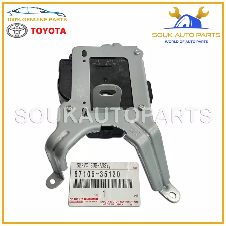 87106-35120 Genuine Toyota SERVO SUB-ASSY, DAMPER (FOR MODE) 8710635120 OEM