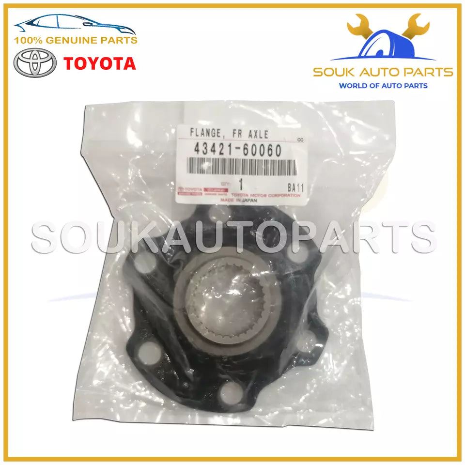 43421-60060 Toyota FRONT AXLE OUTER SHAFT FLANGE, RH/LH 4342160060 Genuine OEM
