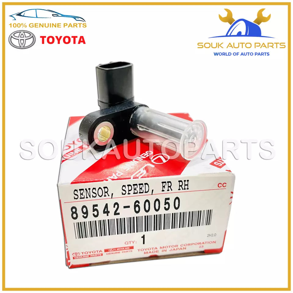 89542-60050 Genuine Toyota SENSOR SPEED RIGHT FRONT &amp; REAR 8954260050 OEM