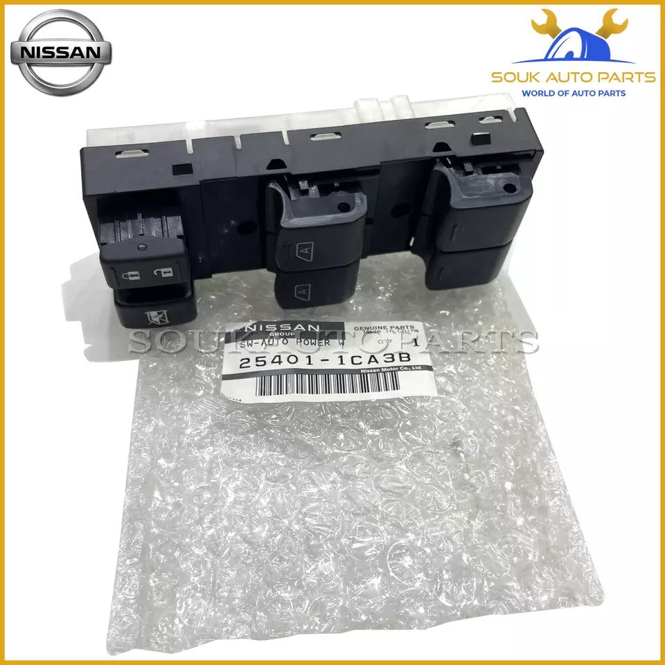 25401-1CA3B Genuine Nissan SWITCH AUTO POWER WINDOW MAIN For Infiniti FX35 QX70