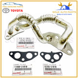 15767-31020 Genuine Toyota ENGINE OIL COOLER PIPE WITH GASKETS 1576731020 OEM