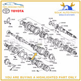 33368-20090 Genuine Toyota RING, SYNCHRONIZER (FOR 3RD GEAR) 3336820090 OEM